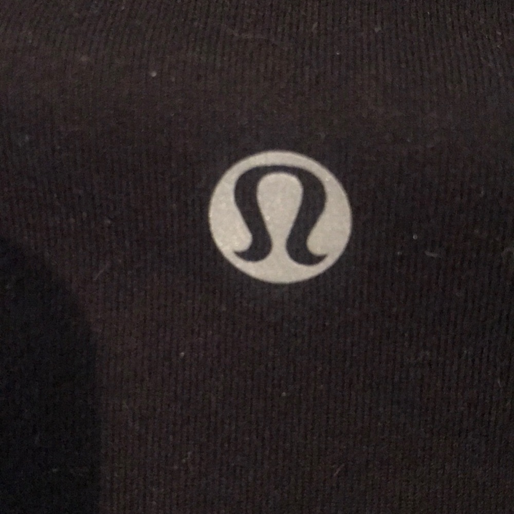 Lulu Lemon black cropped leggings size 6